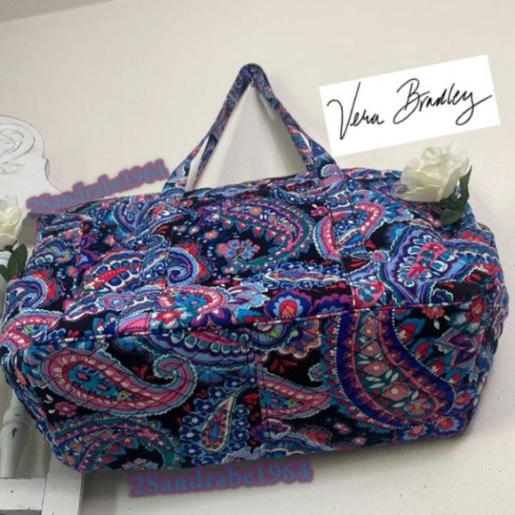 Vera Bradley Get Going Tote / Haymarket Paisley - Picture 9 of 16